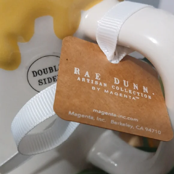 New!! Rae Dunn x Disney Winnie The Pooh Mug with Yellow Honey Drip Design NWT - Picture 2 of 6